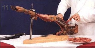 How to carve serrano ham